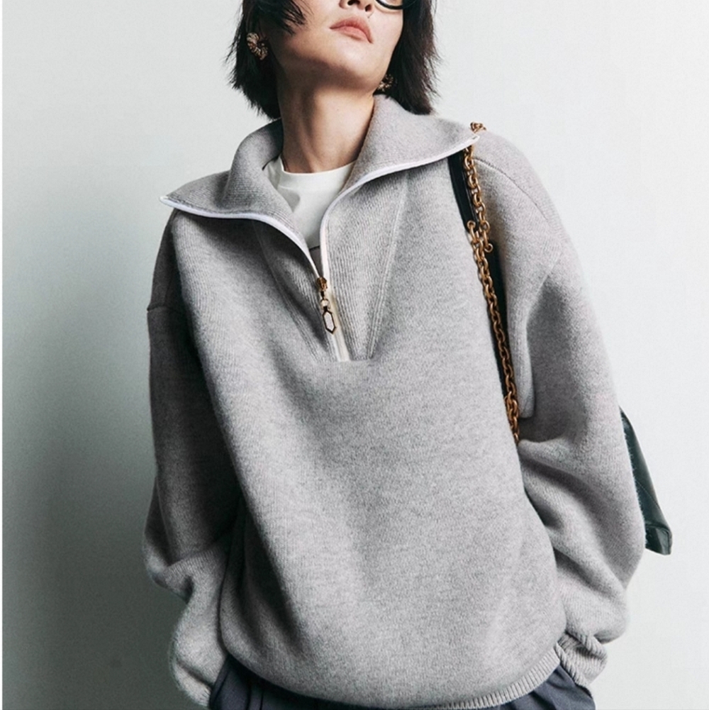 Grey Wool Sweater - Picture 7 of 12